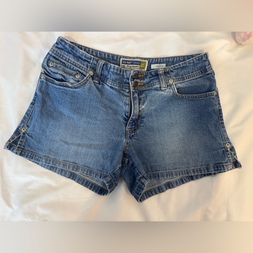 Old Navy Blue Stretch Denim Shorts